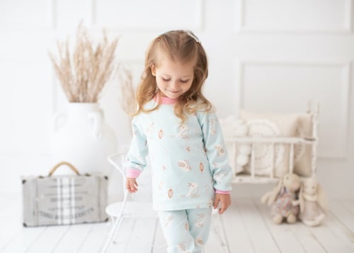 بجامه اطفال شتوي العصافير