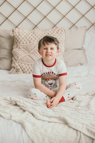 بجامة اطفال ولادي ليون