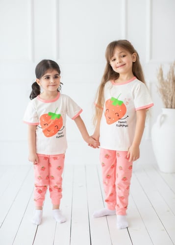 بجامة اطفال بناتي روزاليندا