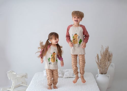 بيجامة اطفال الصبار