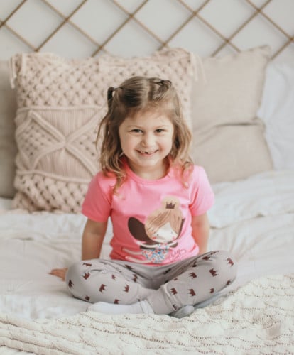 بجامة اطفال بنات انجل