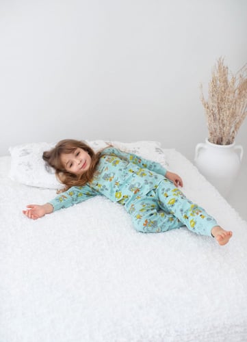 بجامة شتوي تركواز