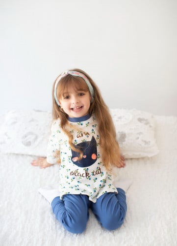 بجامه قطن black cat