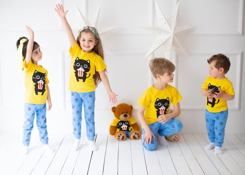 بيجاما قطن الفشار