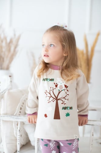 بجامة أطفال البوما البنفسجي