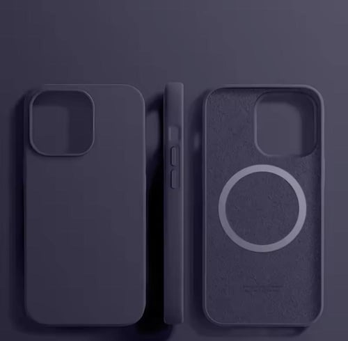 حافظة Magsafe من السيليكون السائل لأجهزة iPhone ،...