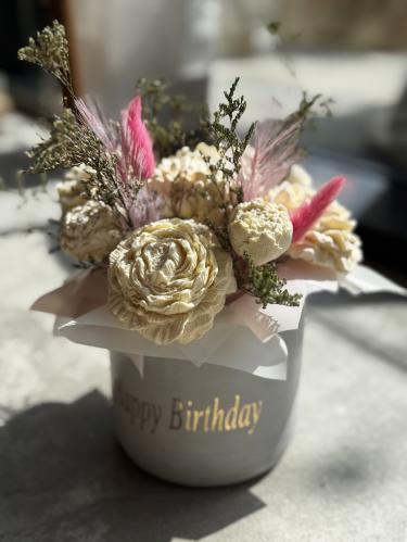 A bouquet of soap