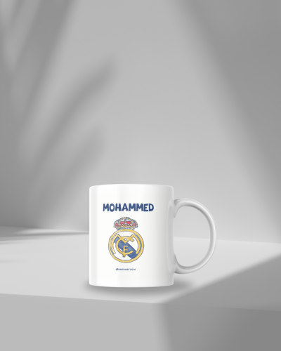 Real Madrid club cup _ personalized with name