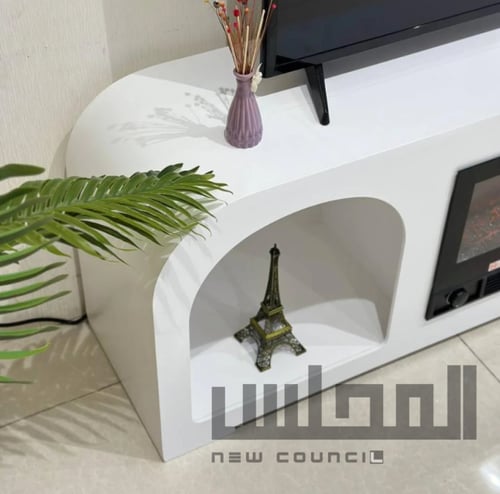 دفاية مع ارفف لون ابيض 160 سم