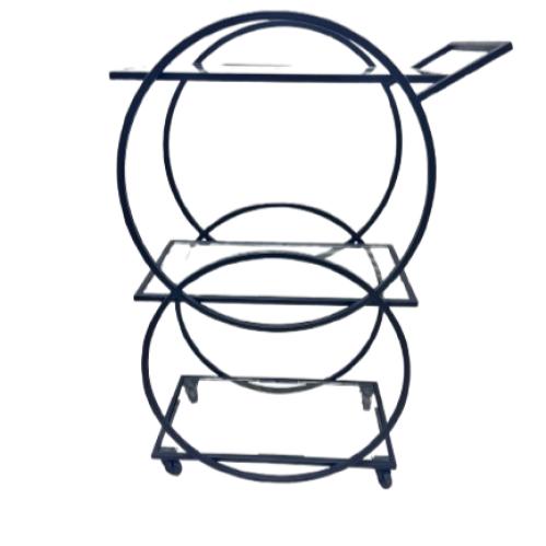 عربة تقديم ثلاثة دور