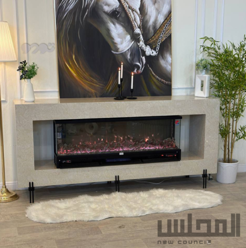 دفايه مع ديكور من الخشب