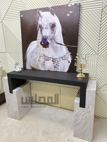 مدخل سطح خشب قواعد بديل الرخام