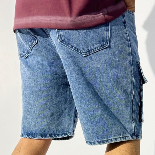 شورت جنز أوفر سايز