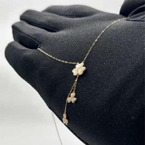 سلسلة وردة طويلة صدفة