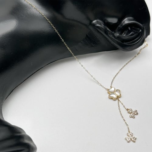 سلسلة وردة طويلة صدفة