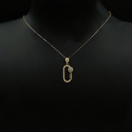 سلسال ذهب مع تعليقة مميزة