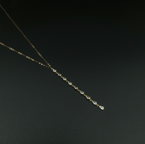 سلسال كريستال مع قلادة طويلة