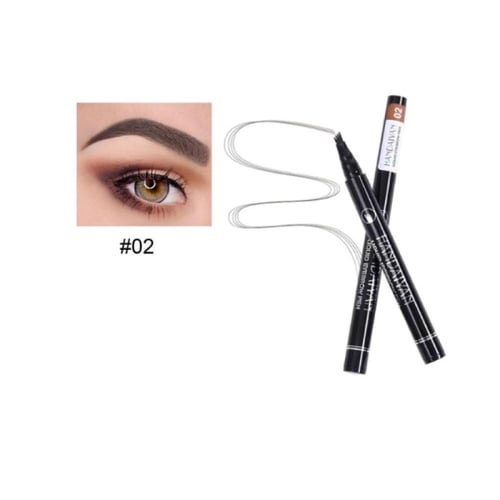 Handaiyan قلم حواجب بني غامق (رقم 02)