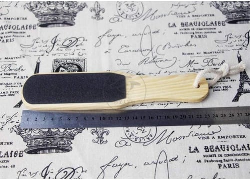 مبرد القدم الخشبي لإزالة الجلد الميت والتقشير أداة...