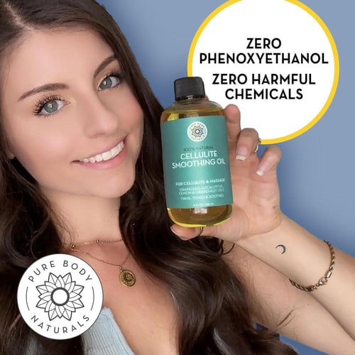 زيت مساج وتدليك طبيعي لشد البشرة وتقليل السيلوليت...