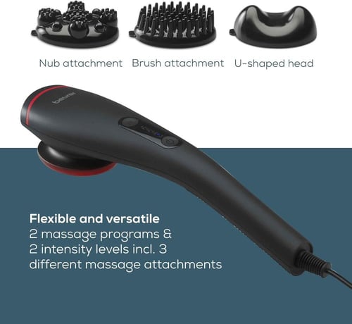 جهاز تدليك بيورير MG 24 مع وظيفة التسخين – أسود