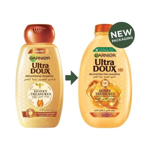 غارنييه الترا دوكس شامبو كنوز العسل لتقوية وإصلاح...