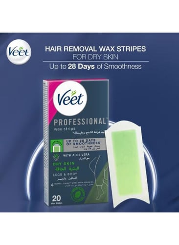 شرائح الشمع فيت بروفيشنال لإزالة الشعر – للبشرة ال...