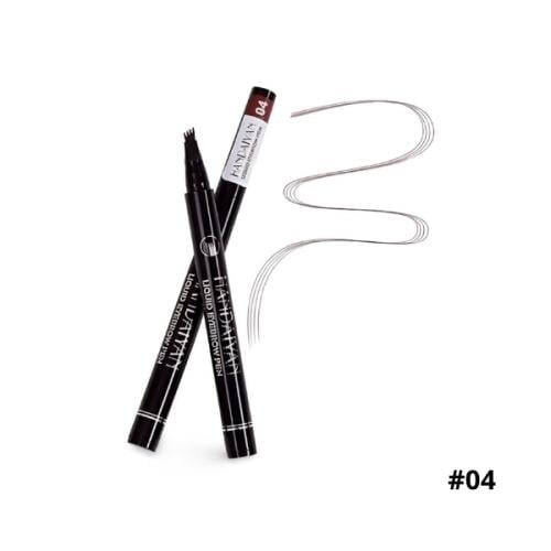 Handaiyan قلم حواجب بني غامق (رقم 04)