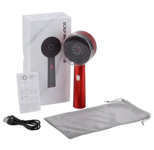 فرشاة تدليك لفروة الرأس مع اداة توزيع الزيت