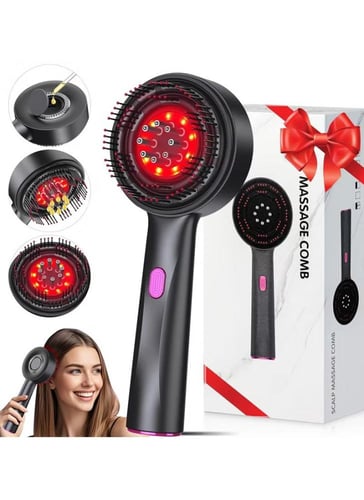 فرشاة تدليك لفروة الرأس مع اداة توزيع الزيت