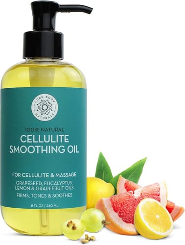 زيت مساج وتدليك طبيعي لشد البشرة وتقليل السيلوليت...