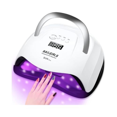 مصباح تجفيف الأظافر UV LED احترافي 168 واط مع حساس...