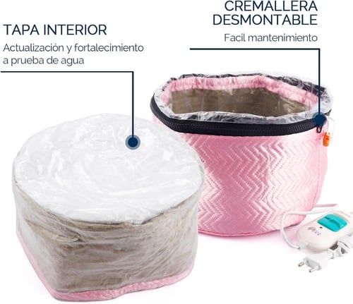 قبعة الشعر الحرارية بالبخار لتغذية وترطيب الشعر بع...