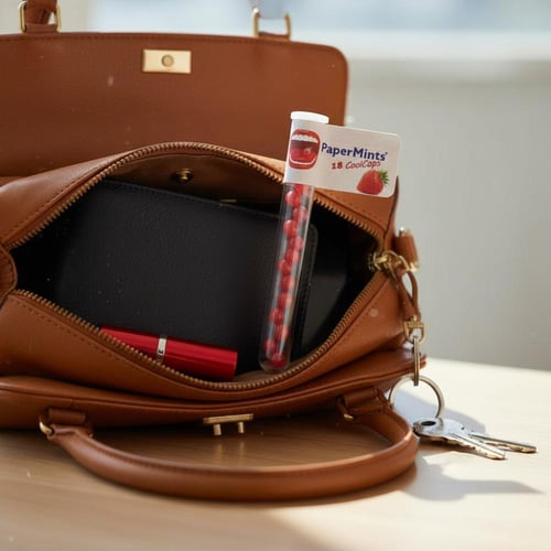 كبسولات بيبرمينتس معطرة للفم بنكهة الفراولة لإنعاش...