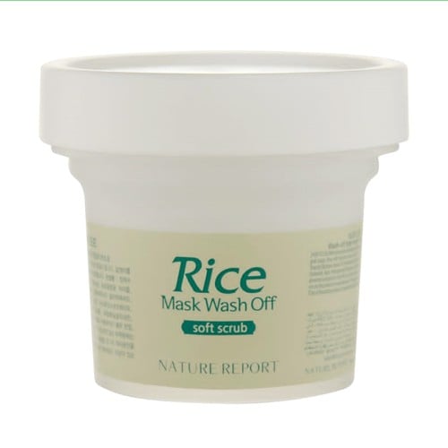 ناتشر ريبورت قناع الأرز مقشر للوجة بلطف 100جرام