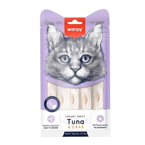 وانبي وجبة ممتعة كريمية لذيذة التونة والسلطعون 70...