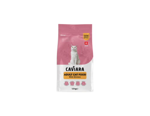 كافيارا للقطط البالغة بالدجاج 1.5 ك