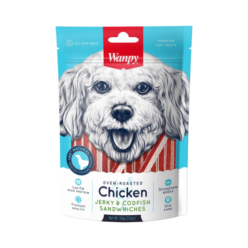 وينبي سوفت شرائح دجاج جيركي مع سمك القد وجبة مكملة...