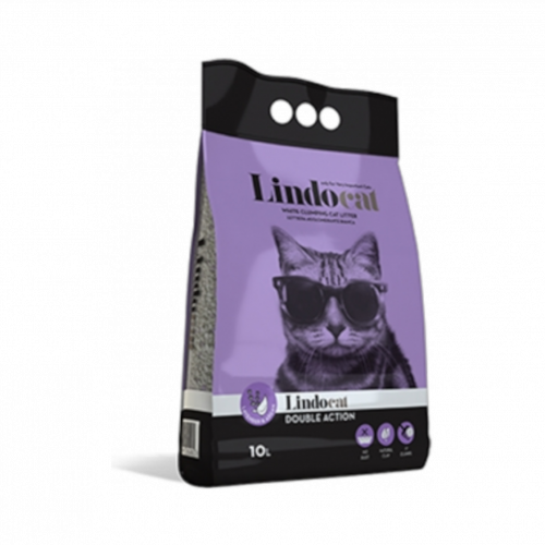 ليندو كات العطر المزدوج رمل مهد للقطط 10 لتر