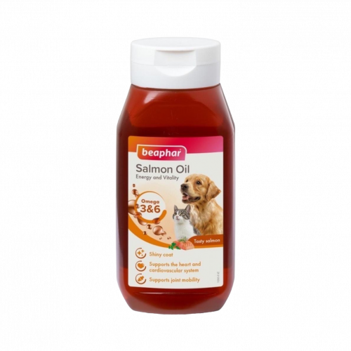 بيفار زيت السلمون لصحة الجلد و الفرو للقطط و الكلا...