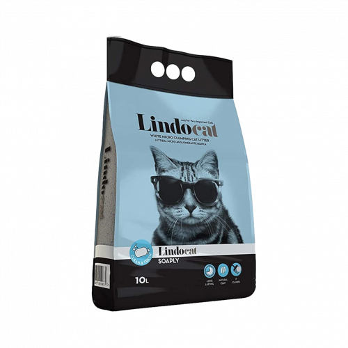 ليندو كات بالصابون المنعش رمل مهد للقطط 10 لتر