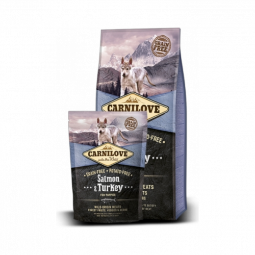 كرنيلوف سالمون و ديك رومي للكلاب الصغيرة 12 كجم