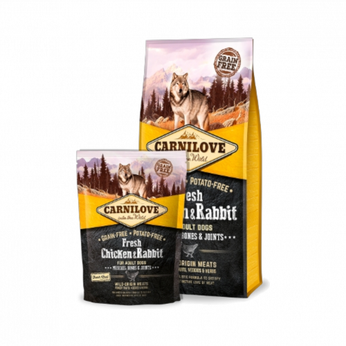 كرنيلوف دجاج و ارنب طارج للكلاب البالغة 12 كجم
