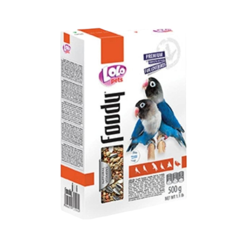 لولو بيتس طعام مكس لطيور الحب 1 كجم