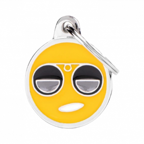 قلادة ماي فاميلي للحيوانات الاليفة ايموجي كوول