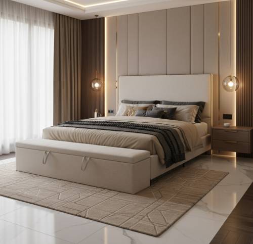طقم سرير ميامي MIAMI BED SETعصري مريح طقم سرير ميا...