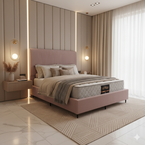 طقم سرير صوفيا SOFIYA BED SETالفاخر بتصميم عصري وم...