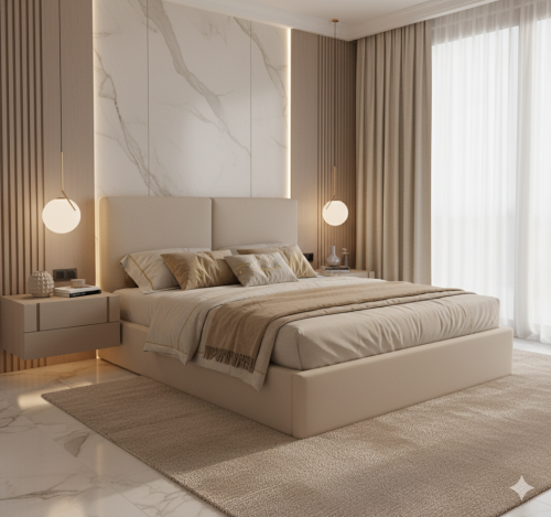 طقم سرير فينو FINO BED SET الفاخر بتصميم عصري ومري...