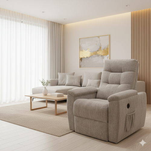 بيلي-3 كرسي راحة واسترخاء -(2863K) -كهربائي/ PELLE...