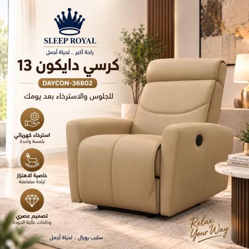 كرسي استرخاء كهربائي دايكون 13